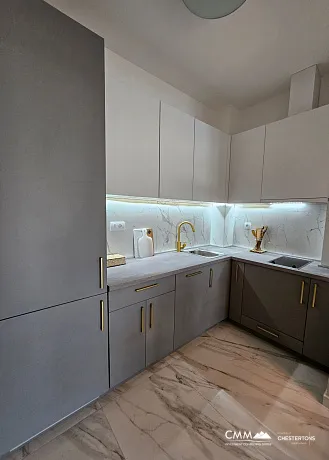 Luxury by the Sea: Elegant Apartment in Rafailovici with Panoramic Views